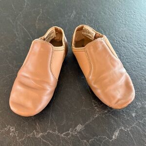 Child Jazz Slip-On Shoes Tan 13.5 cm/6C-7C size